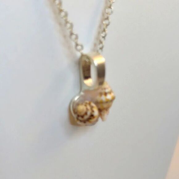 Seashell Necklace and Earrings Set Clearwater Beach Florida Handmade - Picture 7 of 12